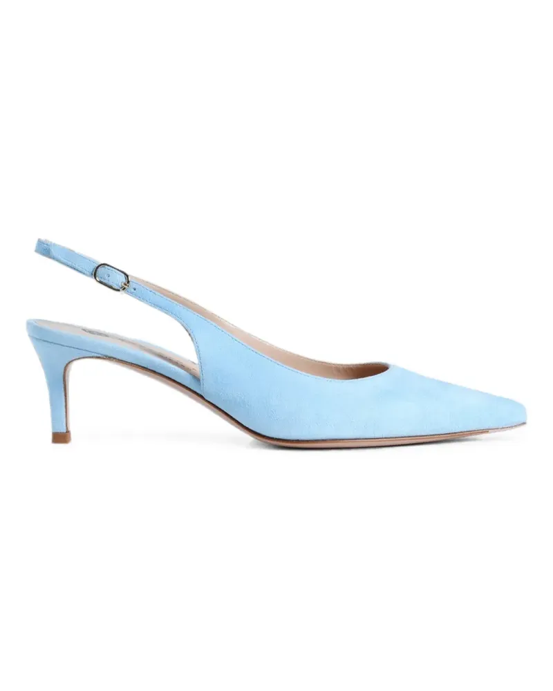 FESTA Milano Adisa suede slingback heeled pumps - Blau Blau