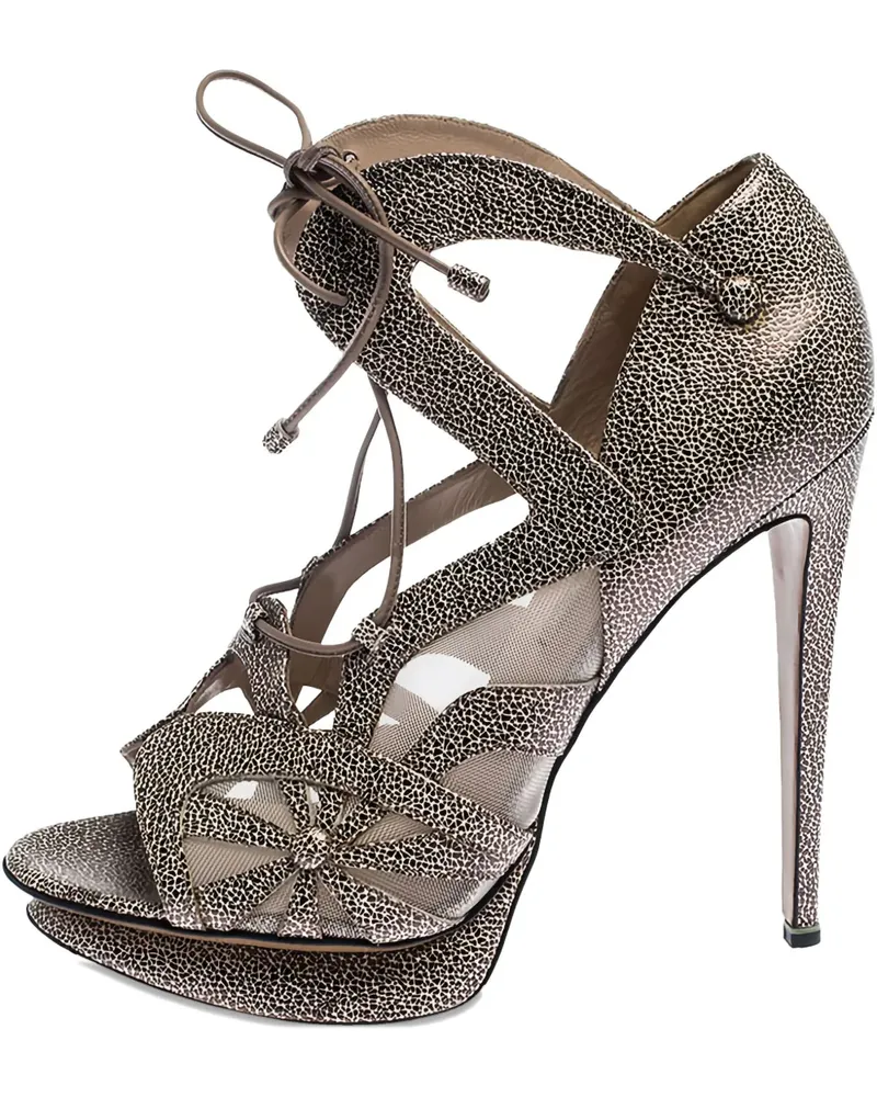 Nicholas Kirkwood Sandalen mit Plateau - Schwarz Schwarz