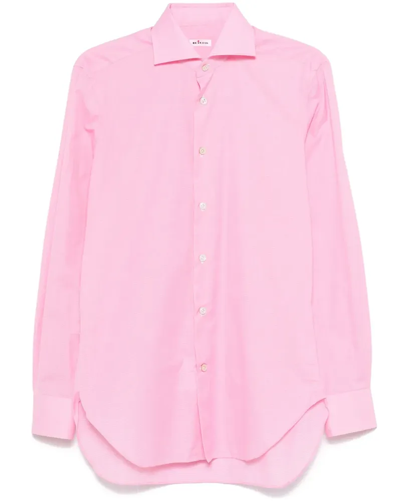 Kiton Klassisches Hemd - Rosa Rosa