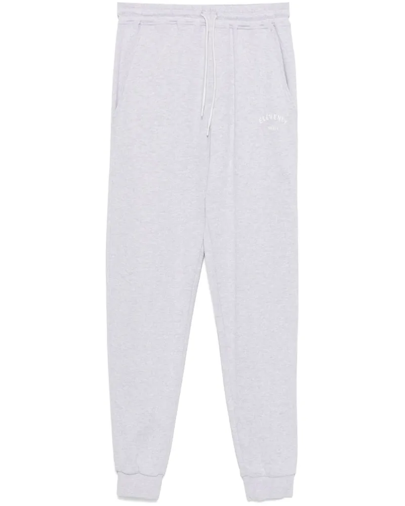 Eleventy Jogginghose mit Logo-Print - Grau Grau