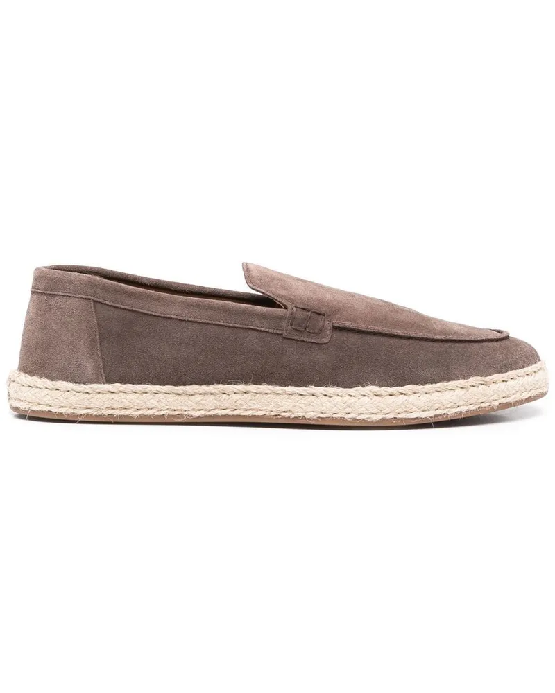 Doucal´s Loafer mit geflochtener Sohle - Braun Braun