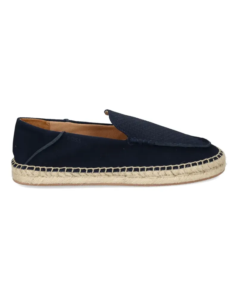 HUGO BOSS leather espadrilles - Blau Blau