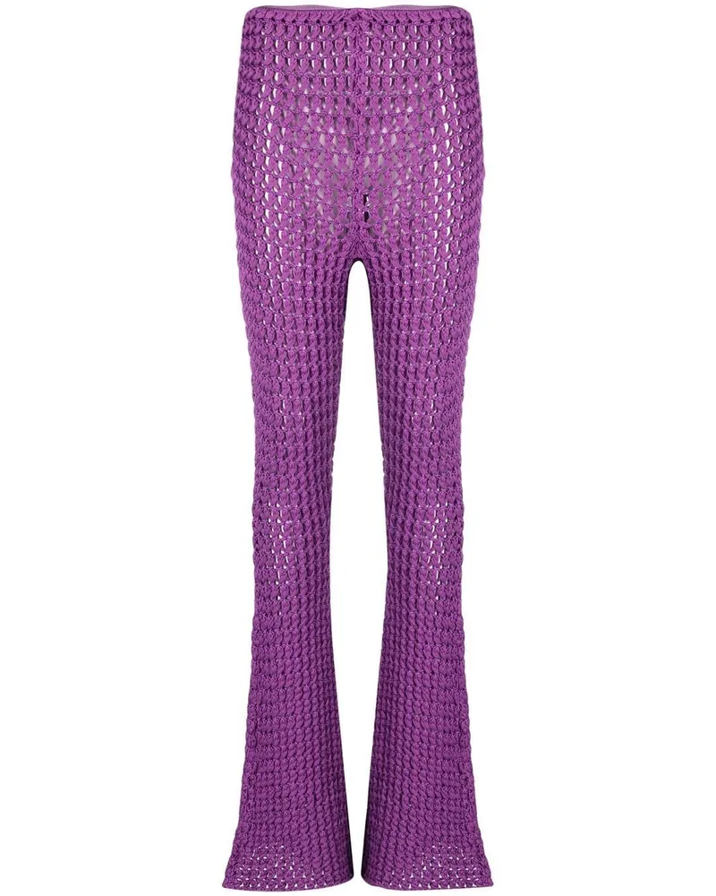 Moschino Ausgestellte Hose - Violett Violett
