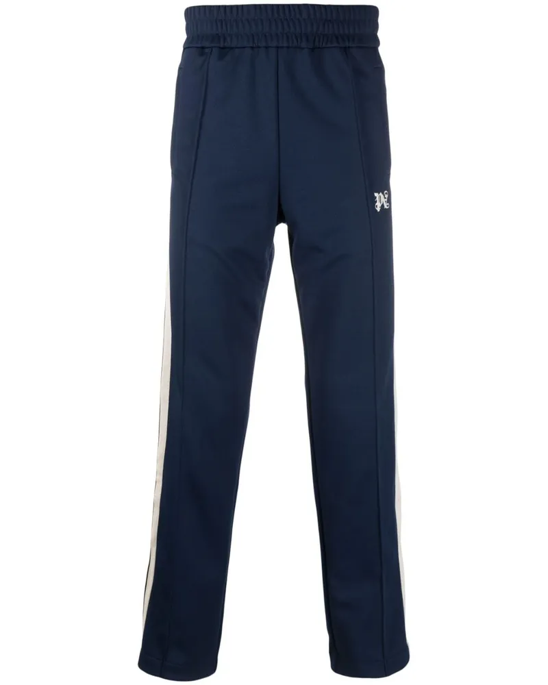 Palm Angels Jogginghose mit Monogramm-Stickerei - Blau Blau