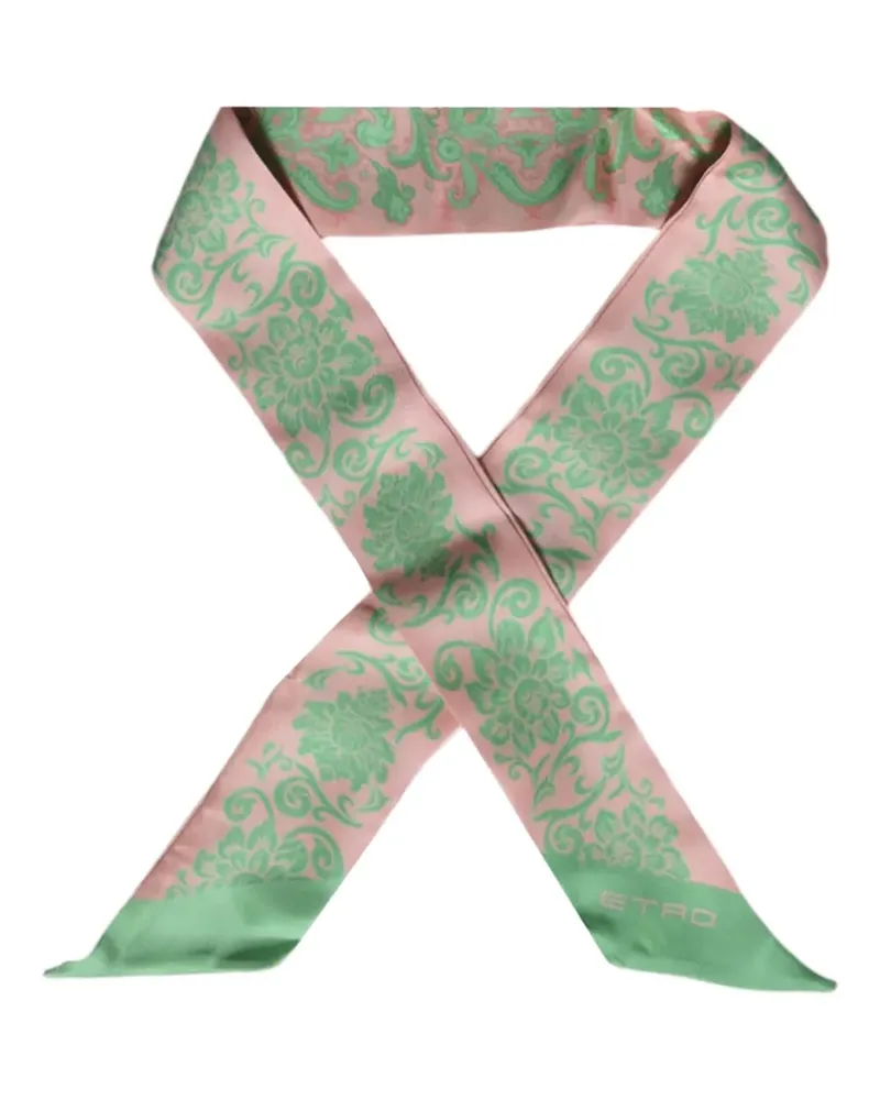Etro Schal mit Print - Grün Grün