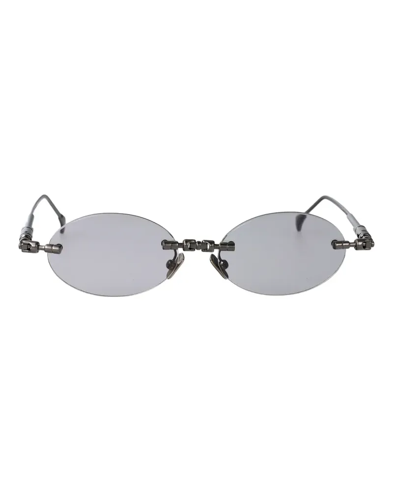 KUBORAUM Maske H62 oval-frame sunglasses - Grau Grau
