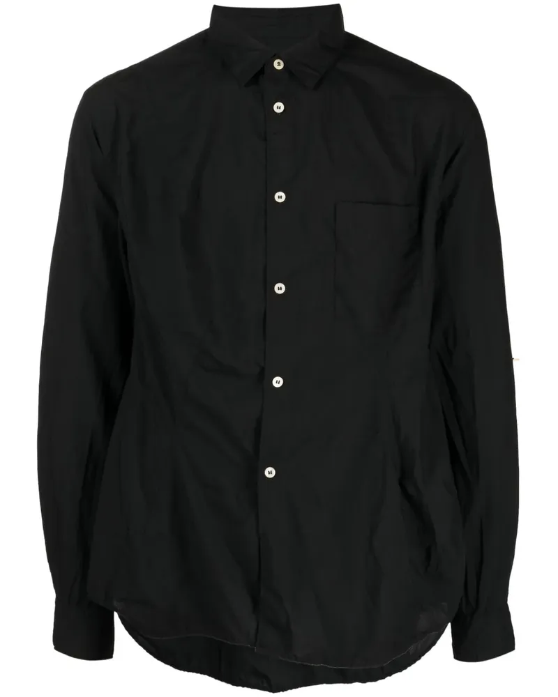 Comme des Garçons Klassisches Hemd - Schwarz Schwarz