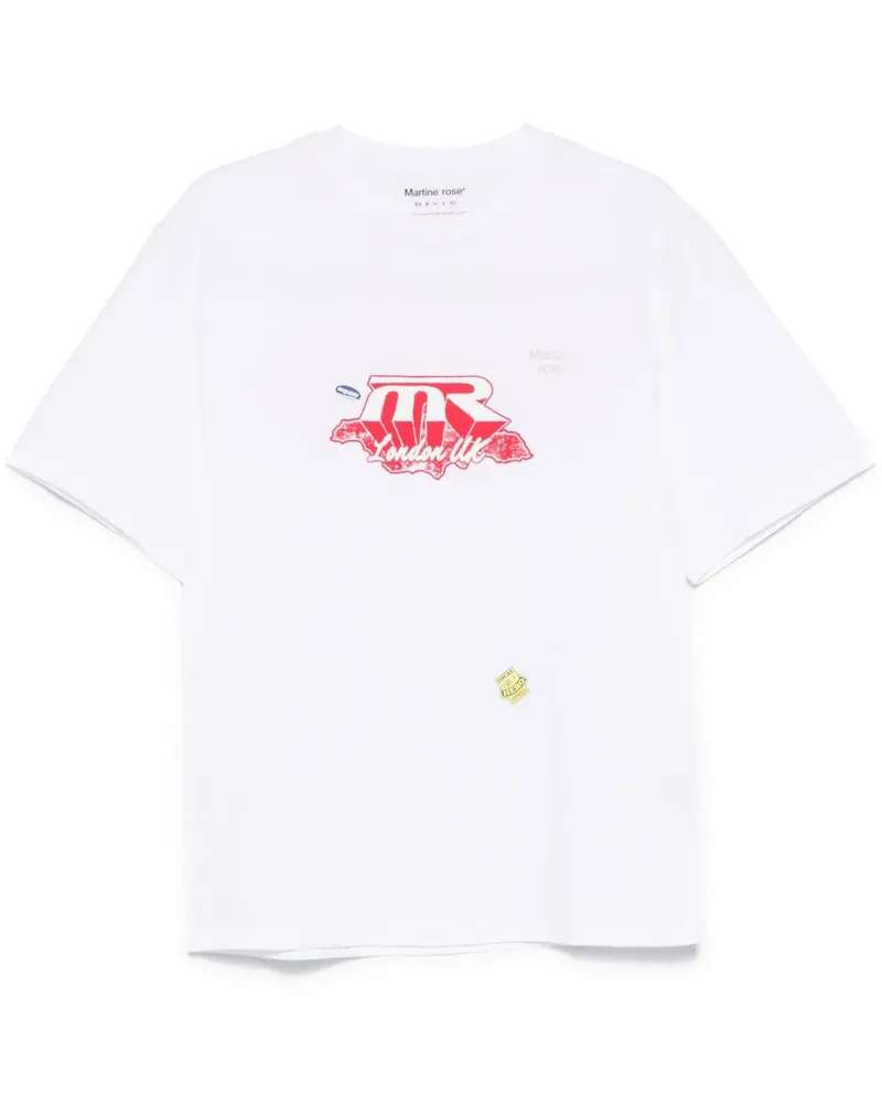 Martine Rose Mr Jamaica T-Shirt - Weiß Weiß