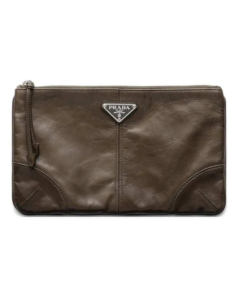 Prada Klassisches Portemonnaie - Grün Grün