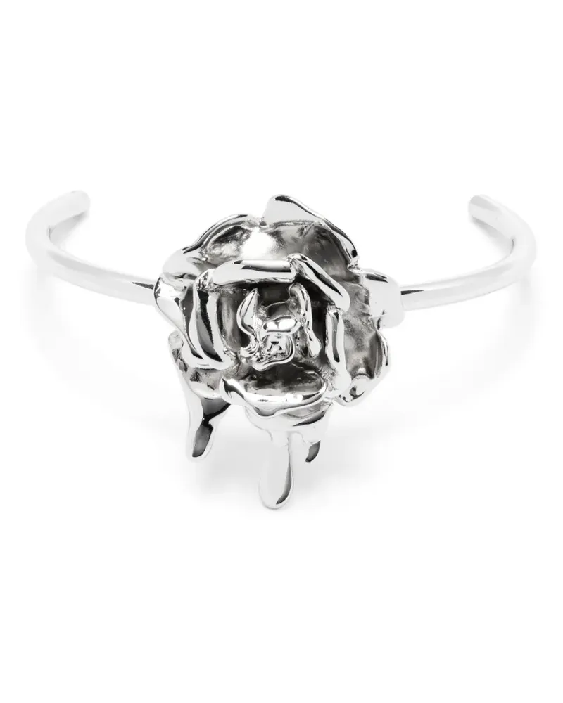 Blumarine Armband mit Rosenmotiv - Silber Silber