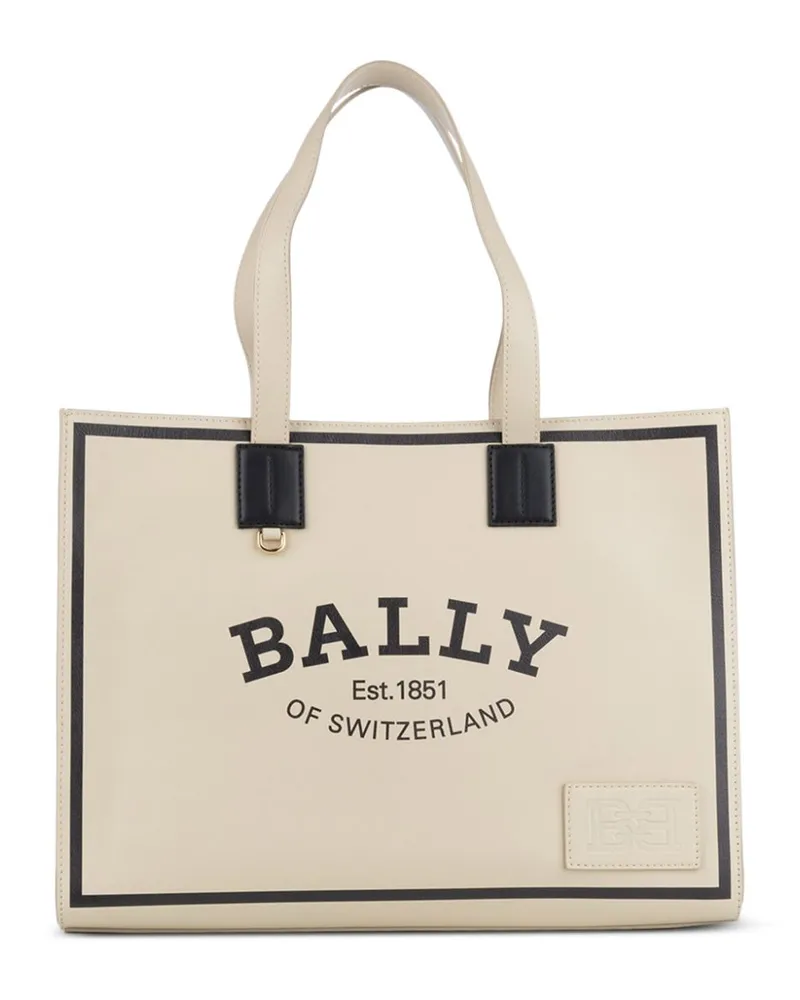 Bally Handtasche mit Logo-Print - Nude Nude