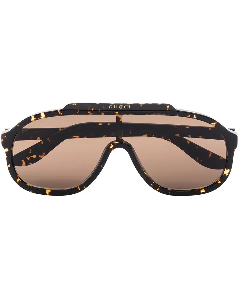 Gucci Klassische Pilotenbrille - Braun Braun