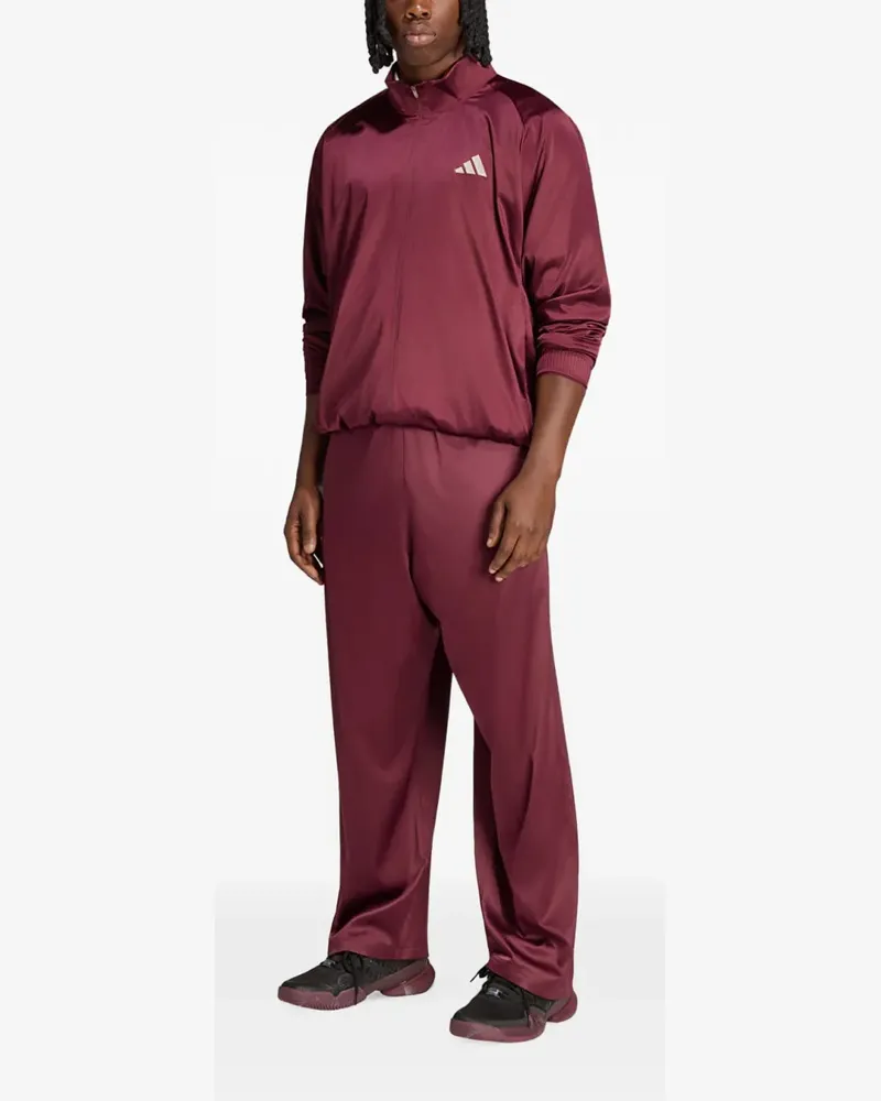 adidas Tennis Cover Up logo-print zip-up jacket - Rot Rot