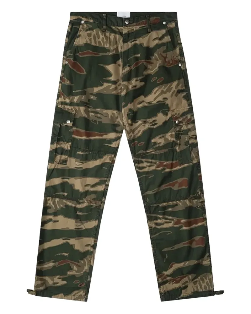 RHUDE tiger camo-print cargo pants - Grün Grün