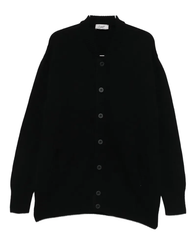 PENCE drop-shoulder cardigan - Schwarz Schwarz