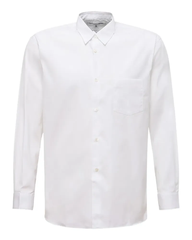 Comme des Garçons long-sleeve pocket shirt - Weiß Weiß