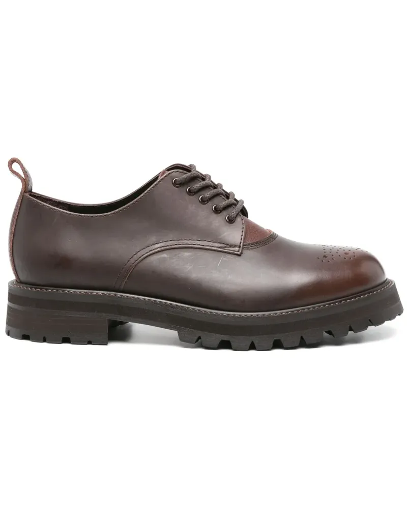 Hender Scheme Commando Blucher Derby-Schuhe - Braun Braun