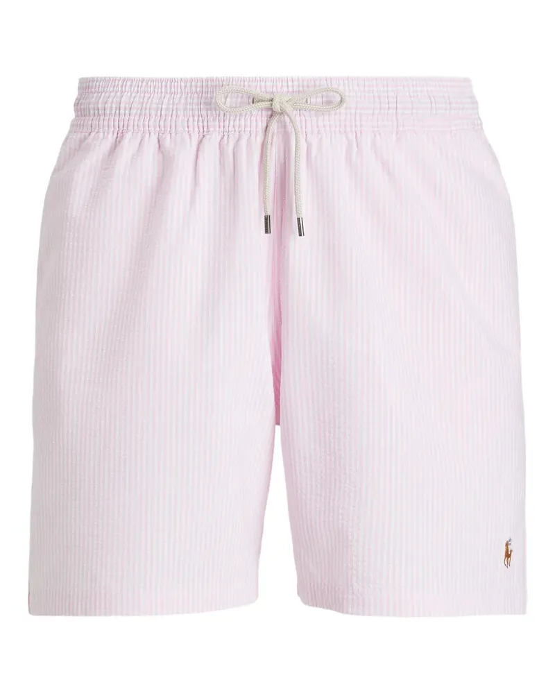 Ralph Lauren Gestreifte Badeshorts - Rosa Rosa