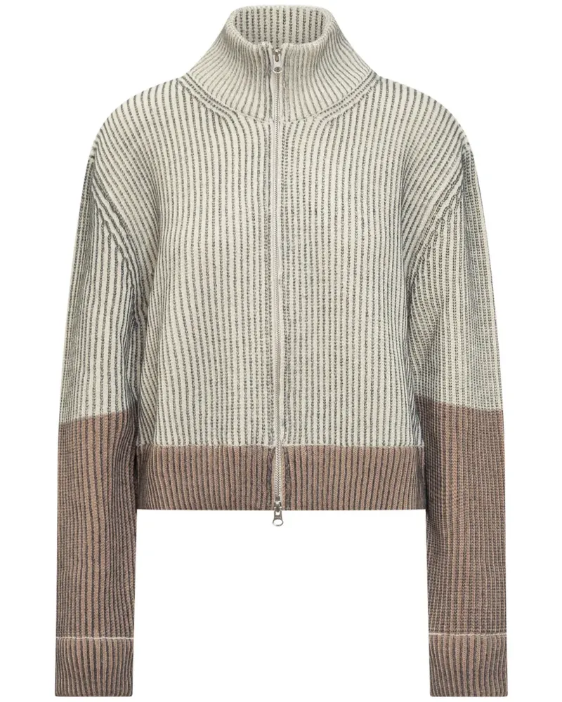 Maison Margiela Zweifarbiger Cardigan - Nude Nude