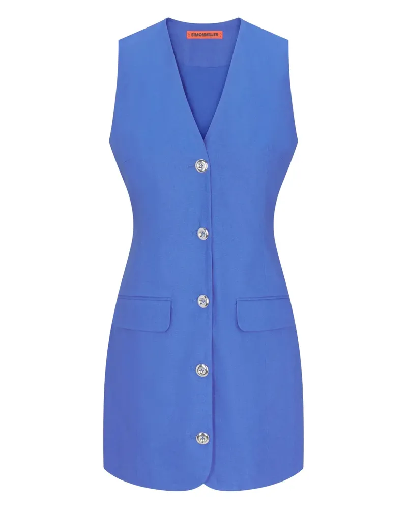 Simon Miller Carob Minikleid - Blau Blau