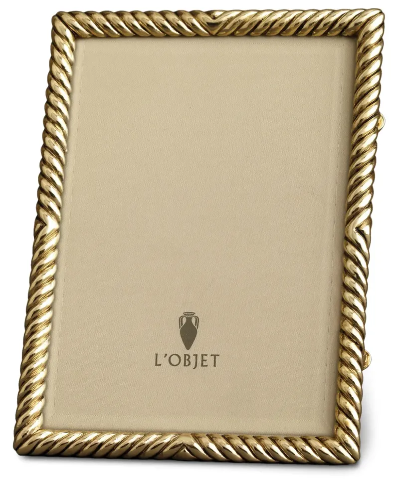 L’OBJET Deco Twist Bilderrahmen (20cm x 25cm) - Gold Gold