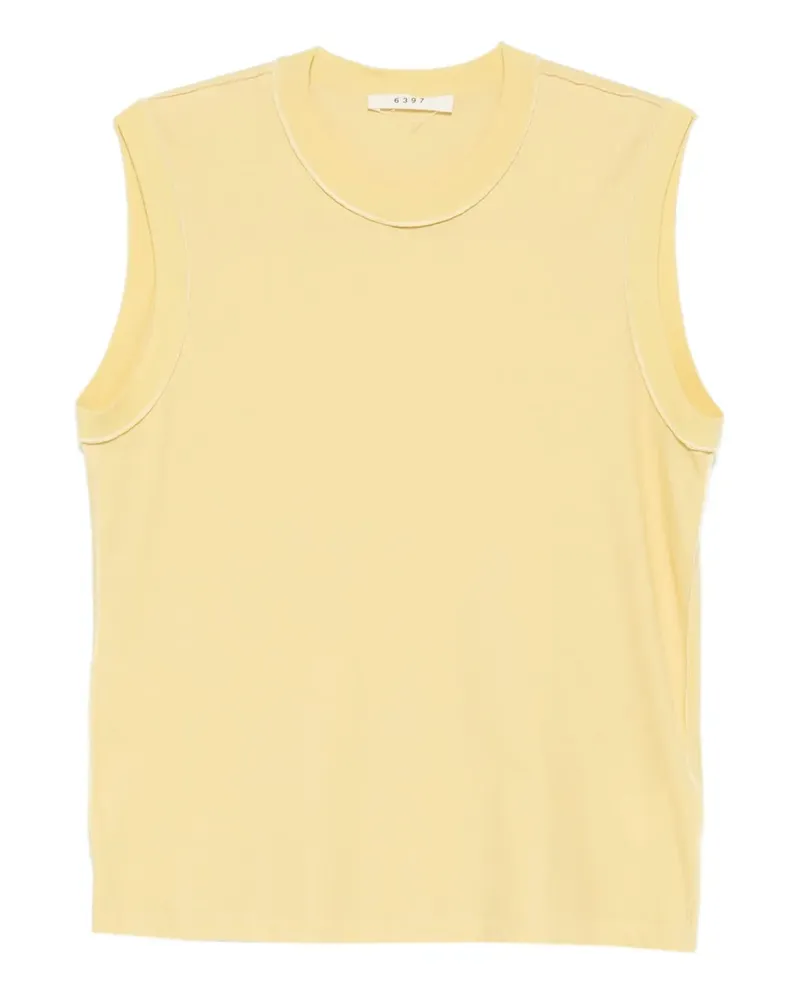 6397 Inside-out tank top - Gelb Gelb