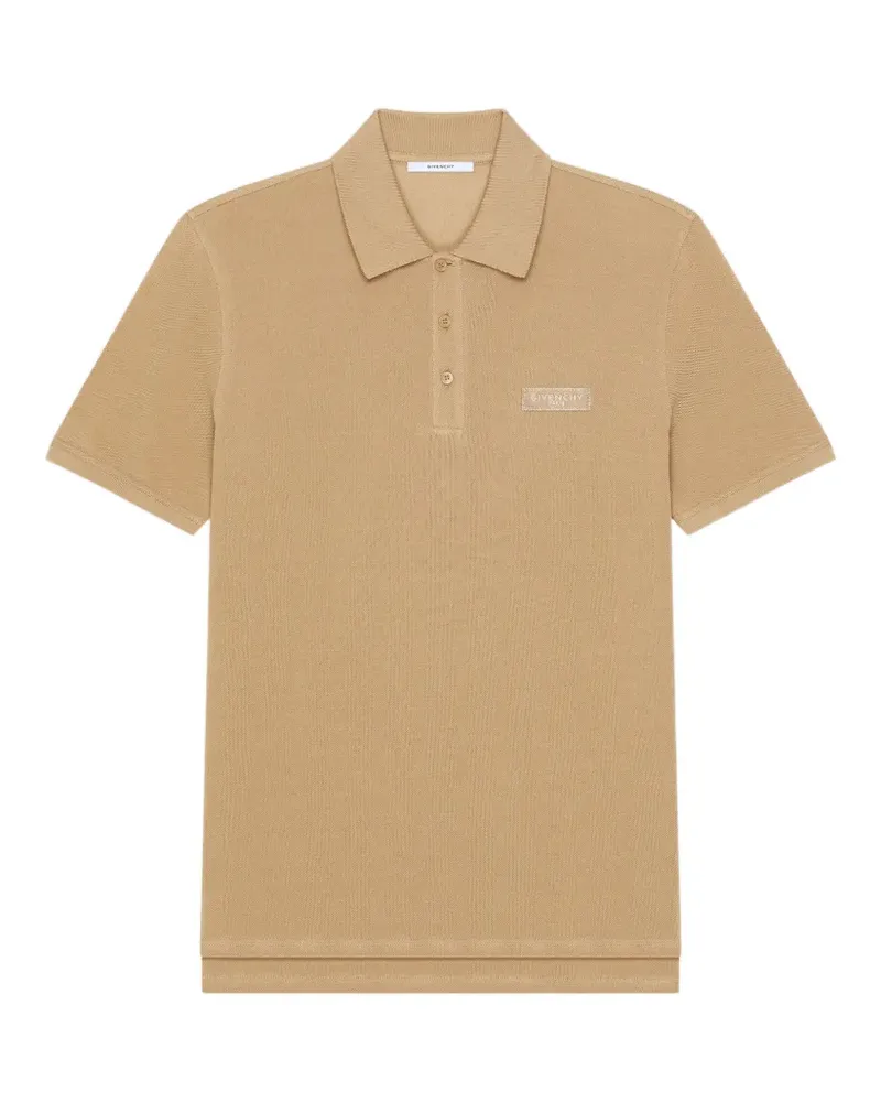 Givenchy Poloshirt mit Logo-Patch - Nude Nude