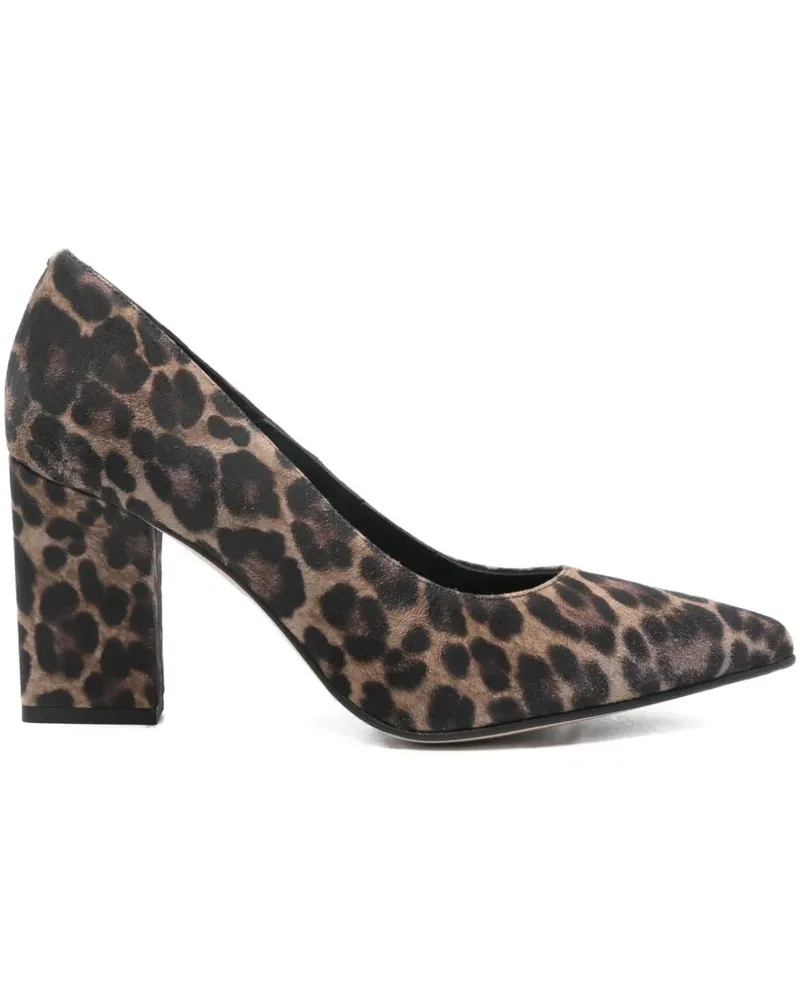 Pedro Miralles Pumps mit Leoparden-Print - Braun Braun
