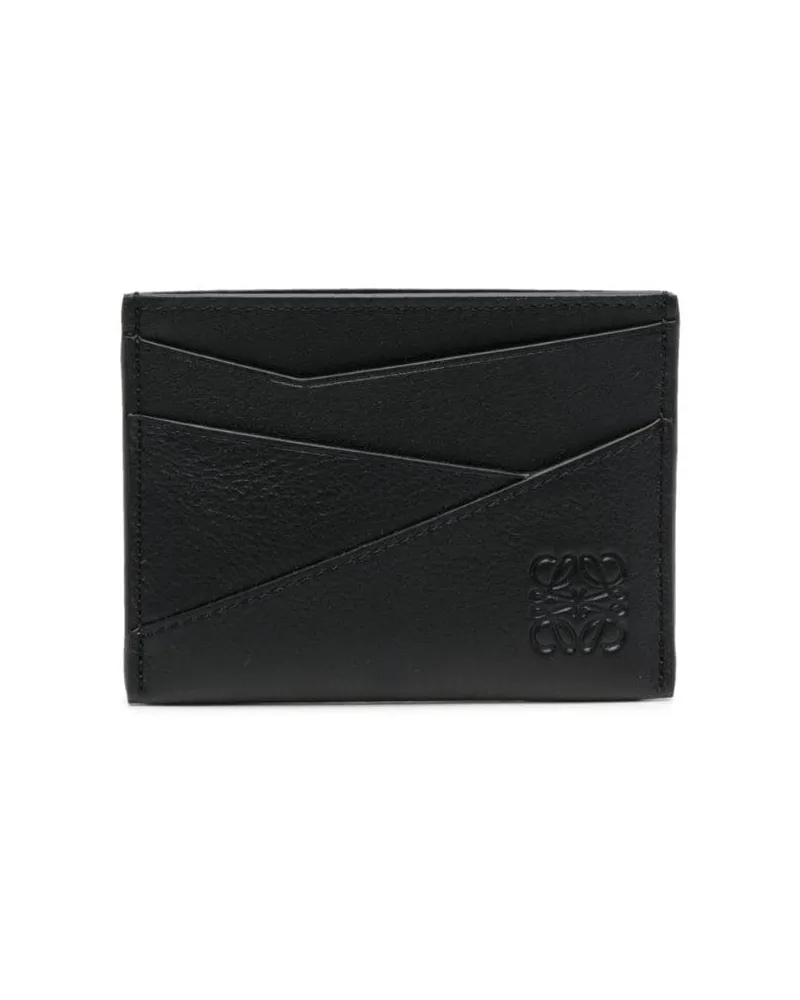 Loewe Kartenetui mit Logo-Prägung - Schwarz Schwarz