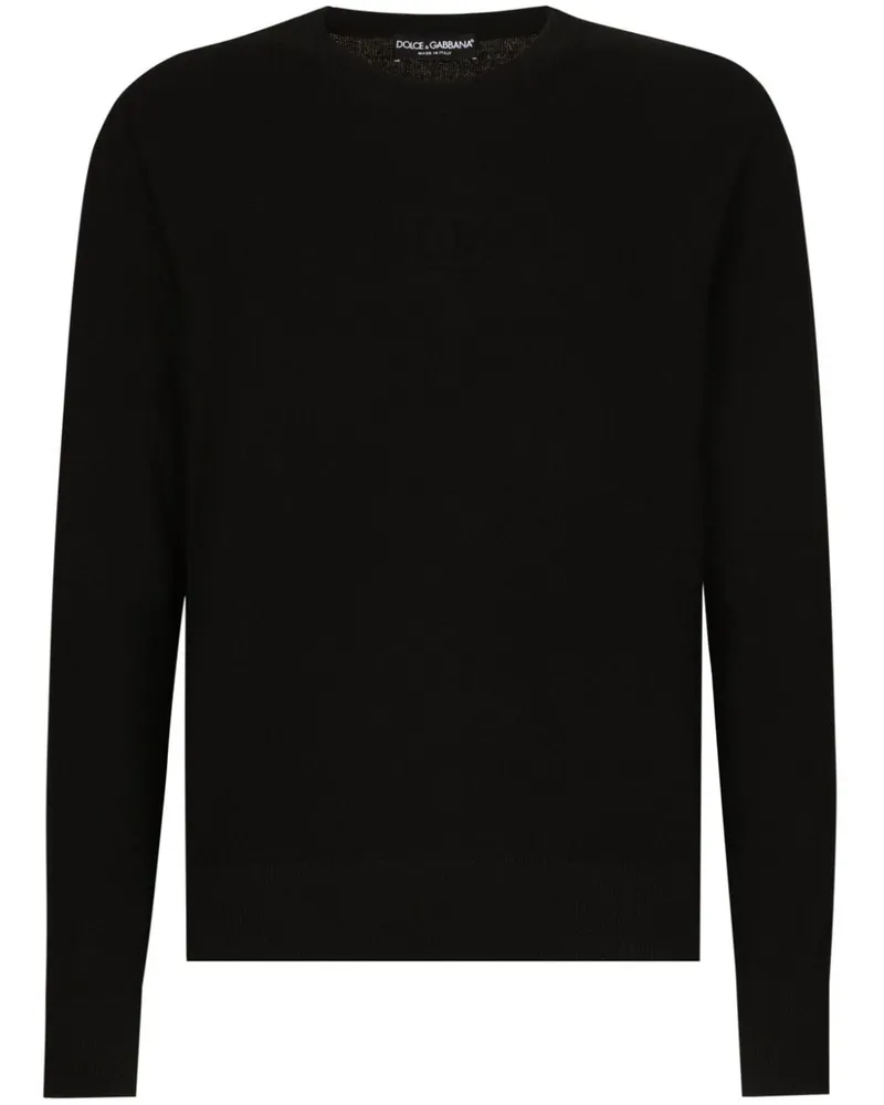 Dolce & Gabbana Pullover mit Rundhalsausschnitt - Schwarz Schwarz