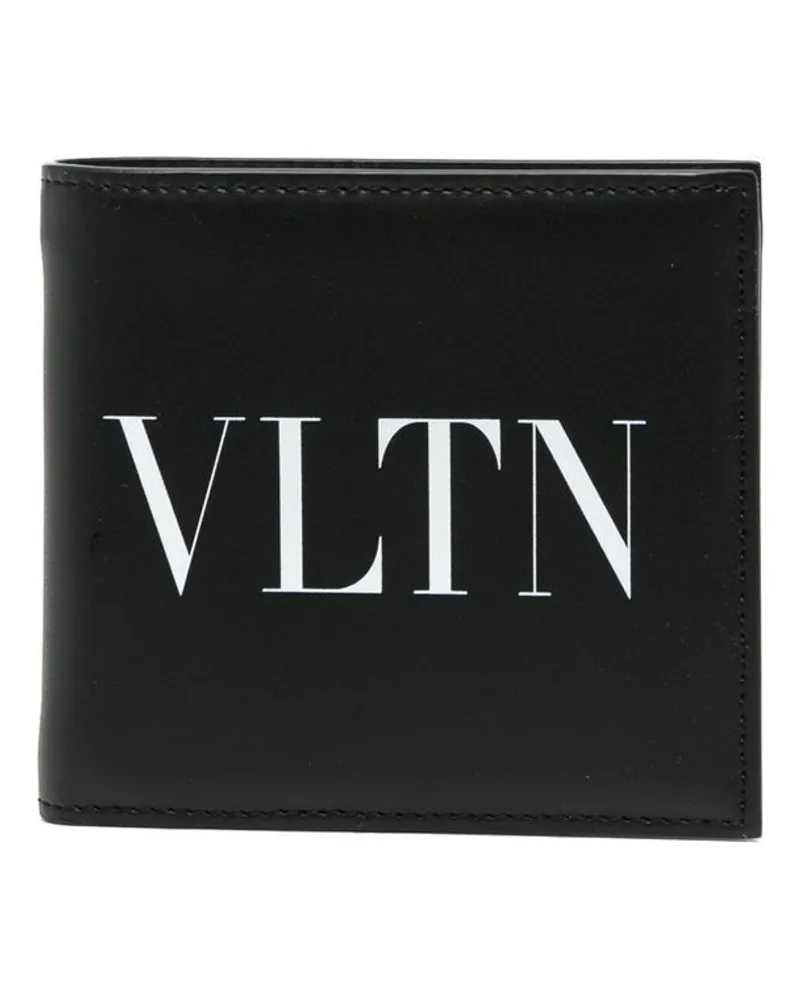 Valentino Garavani Portemonnaie mit Logo-Print Schwarz