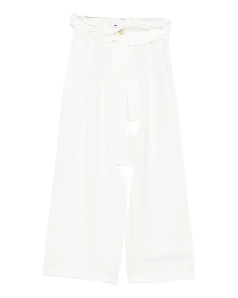 Pinko belt trousers - Weiß Weiß