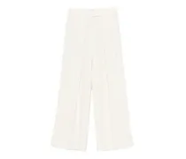Plissierte Hose - Weiß
