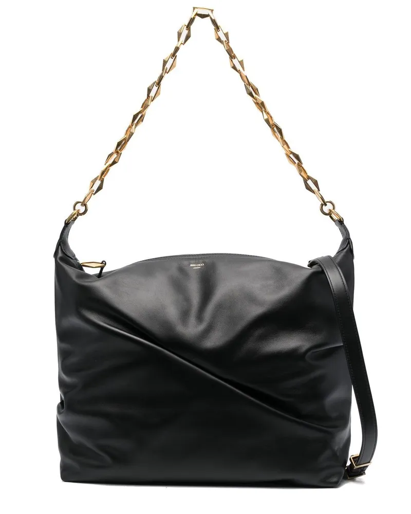 Jimmy Choo Diamond Schultertasche - Schwarz Schwarz