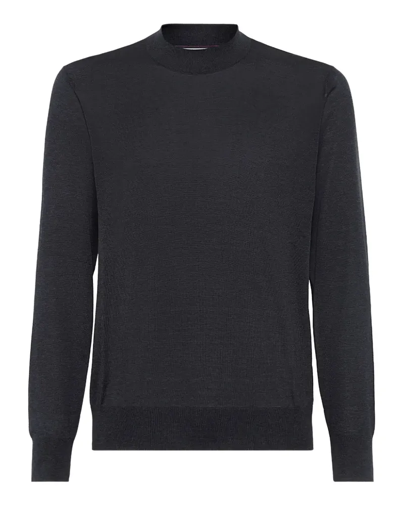 Brunello Cucinelli Pullover mit Rundhalsausschnitt - Grau Grau