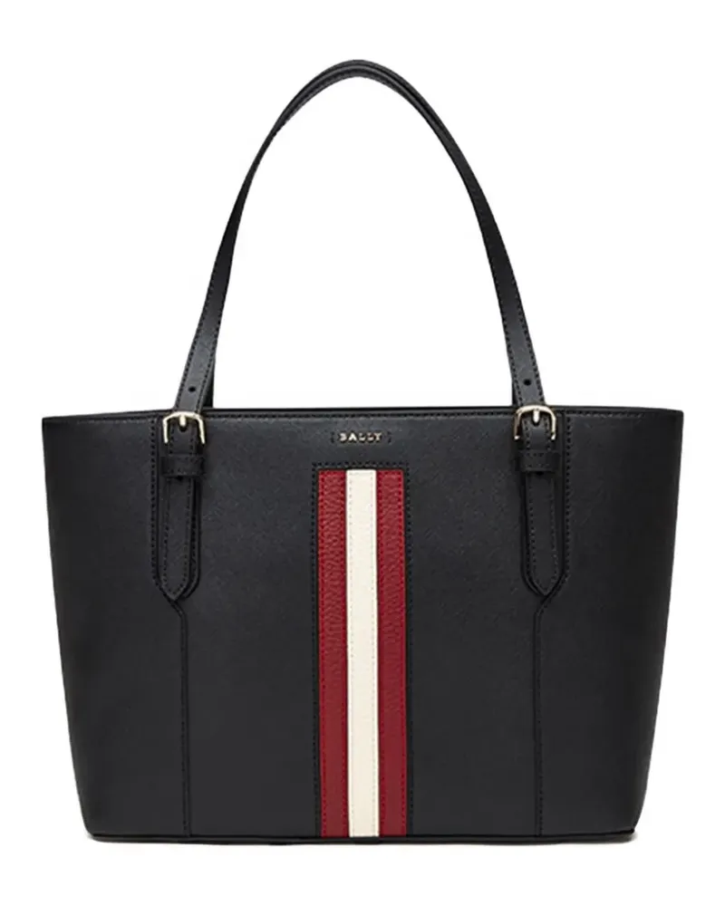 Bally Supra Tote Bag mit Schleife - Schwarz Schwarz