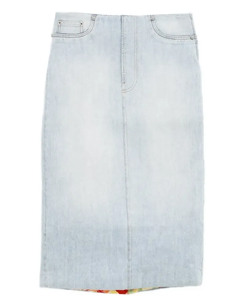 Acne Studios Midirock aus Denim - Blau Blau