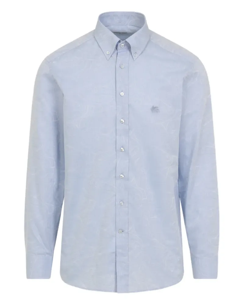 Etro paisley buttoned shirt - Blau Blau