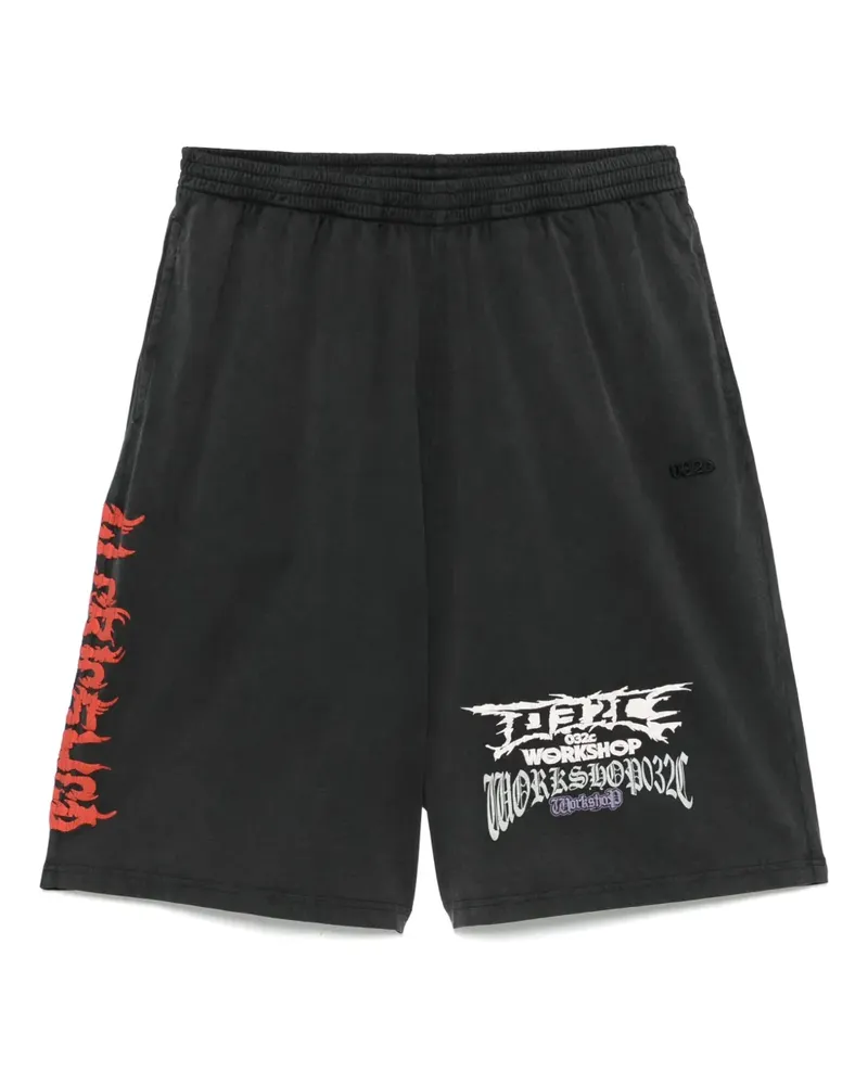 032c Telepresence Shorts - Schwarz Schwarz