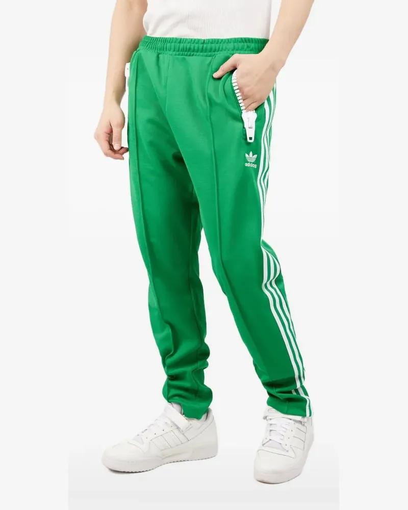 adidas logo-print track pants - Grün Grün