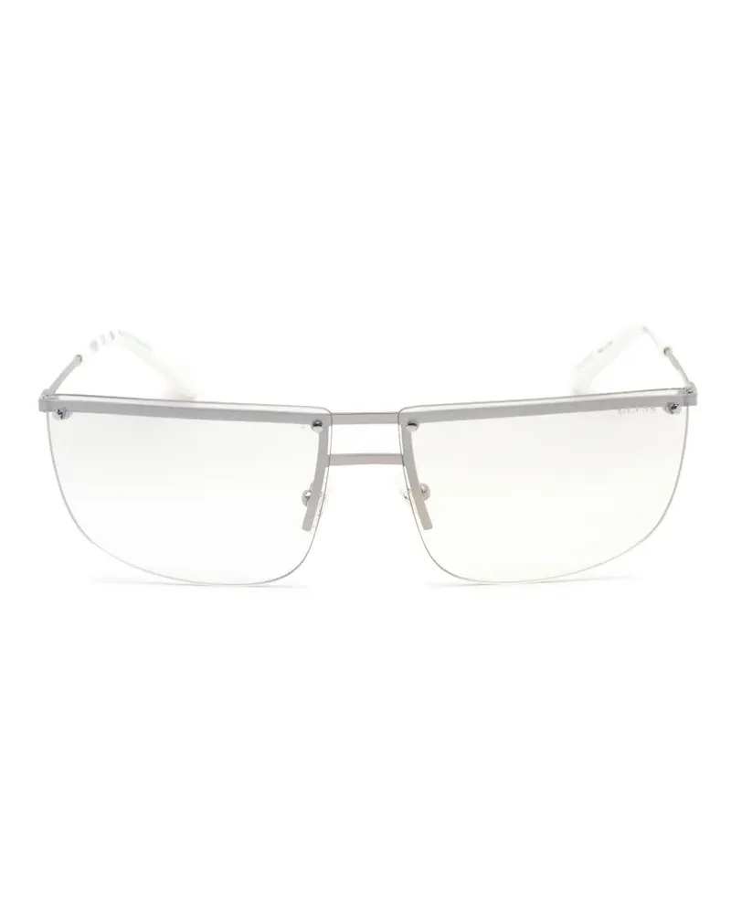 Guess geometric-frame sunglasses - Silber Silber