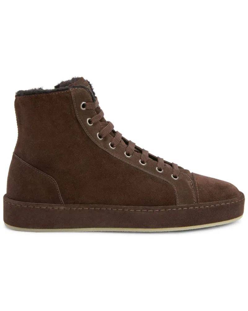 Giuseppe Zanotti City Sneakers aus Wildleder - Braun Braun