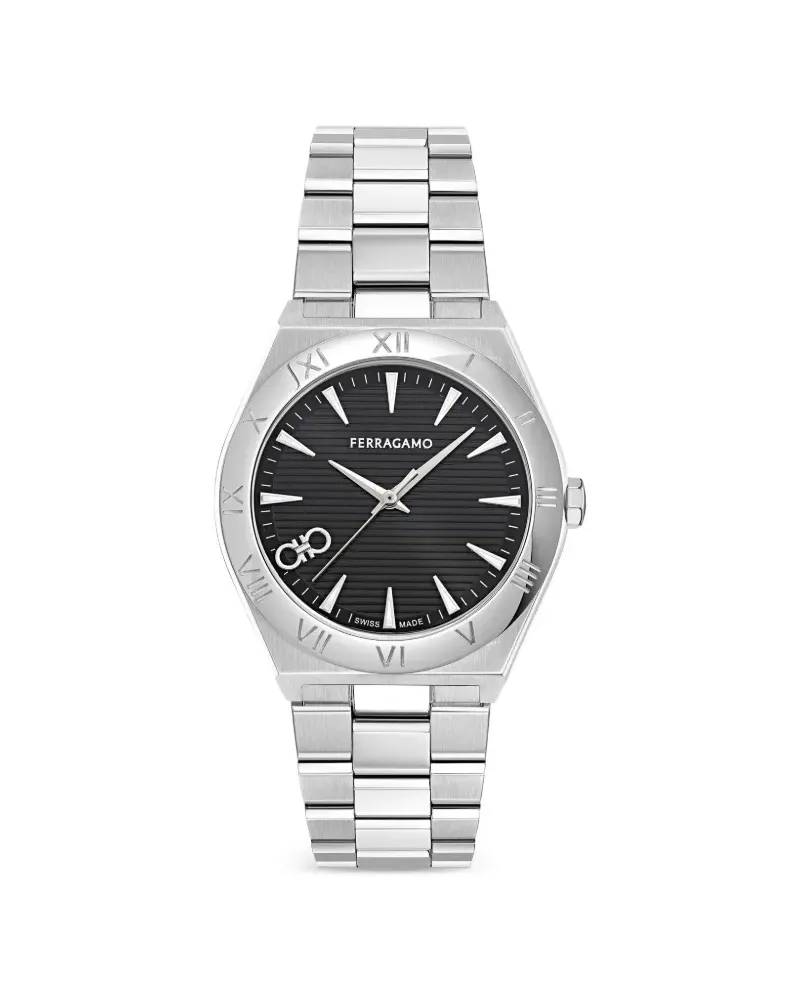 Ferragamo Vega Upper East 40mm - Schwarz Schwarz