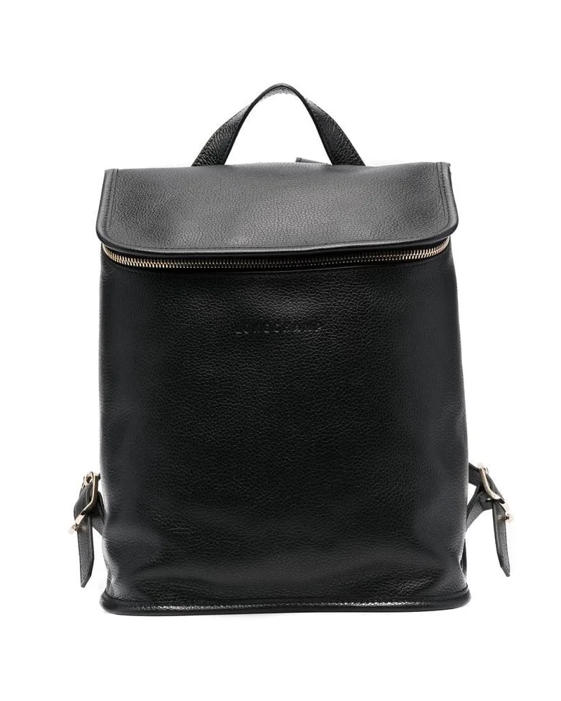 Longchamp Le Foulonné Rucksack Schwarz