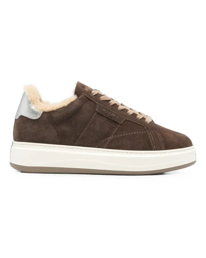 Woolrich Sneakers mit Shearling-Futter - Braun Braun