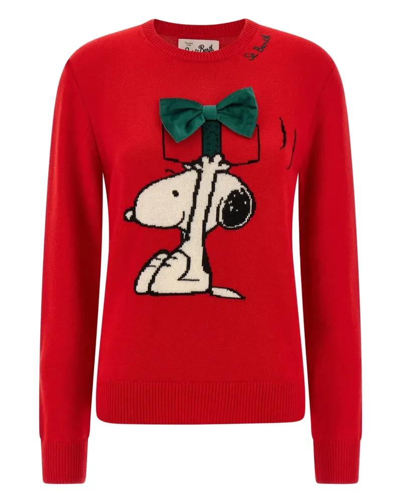 MC2 Saint Barth Pullover mit Snoopy-Print - Rot Rot