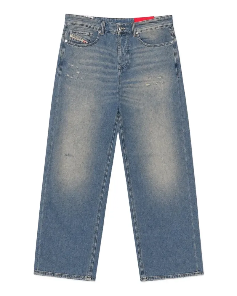 Diesel 2001 D-Macro Jeans mit Schnürung - Blau Blau