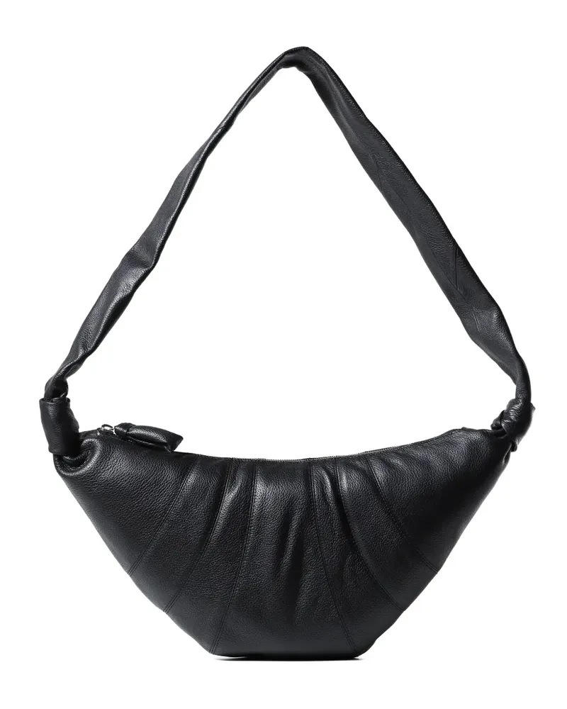 Christophe Lemaire Croissant Schultertasche - Schwarz Schwarz