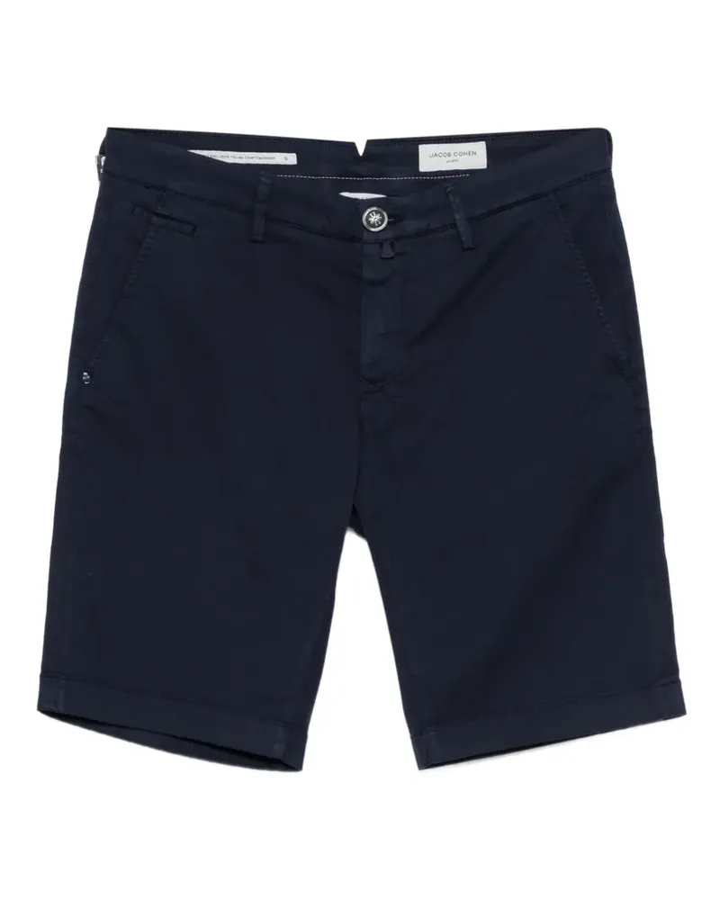 Jacob Cohën button cotton shorts - Blau Blau