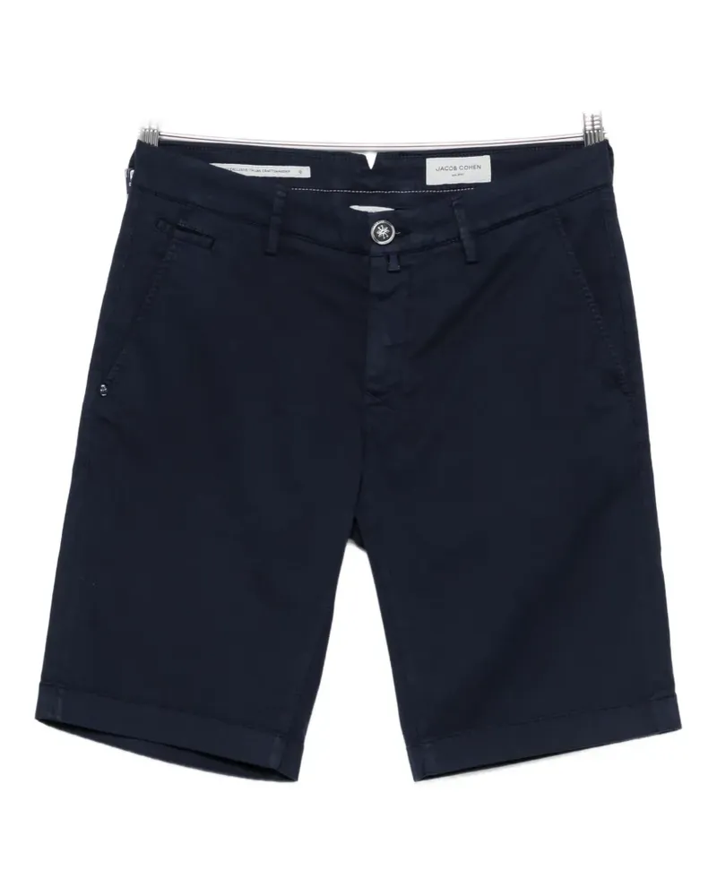 Jacob Cohën button cotton shorts - Blau Blau